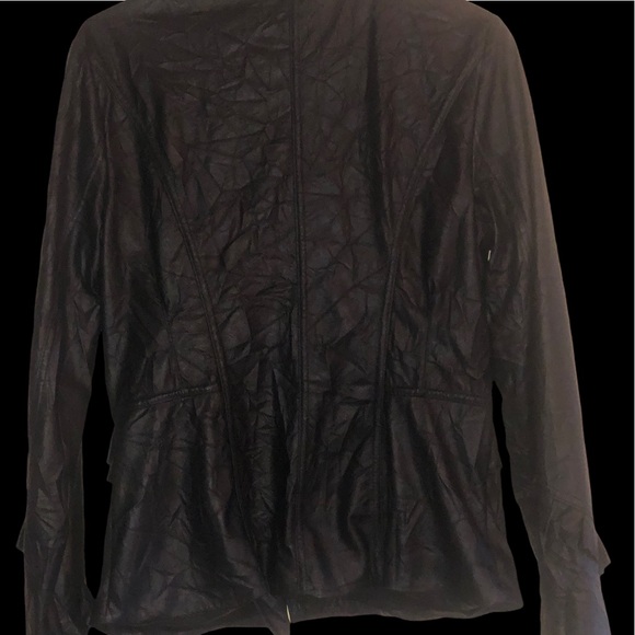 Piccadilly Fashions Small S/P black Ruffle Jacket - Picture 5 of 6